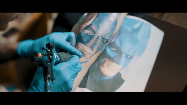 Batman Unterarm Tattoo